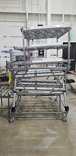Remote Controlled Scissor Lift Flow Rack