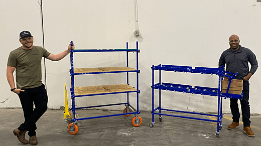 Cart & Gravity Flow Rack