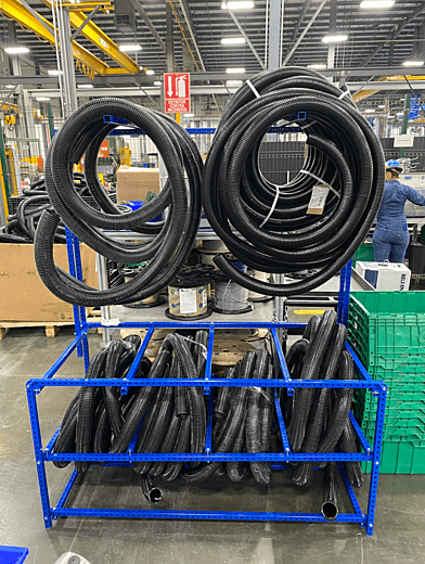 Tube Storage Cart