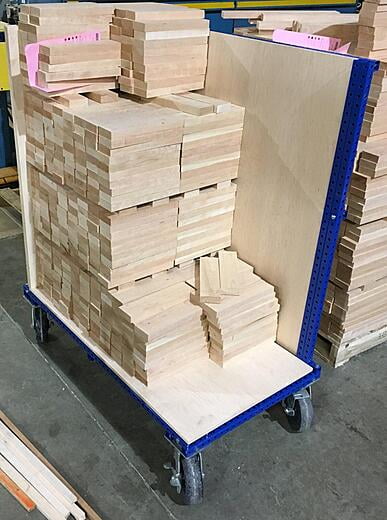 Wood Storage Cart