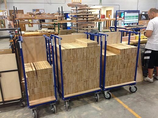 Wood Storage Cart