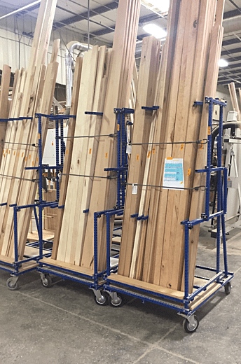 Wood Storage Cart