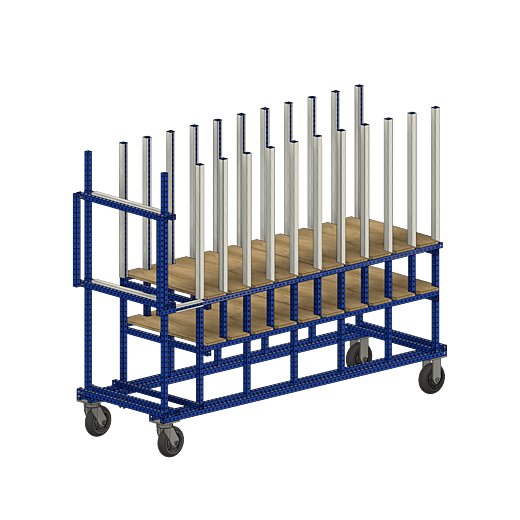 Frameless Cabinet Plywood Cart