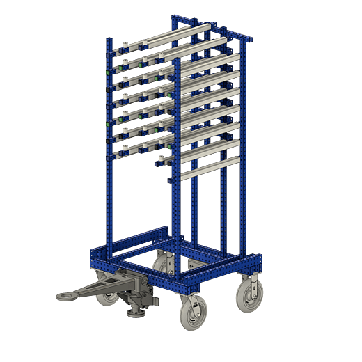Multi Layer Custom Automotive Cart