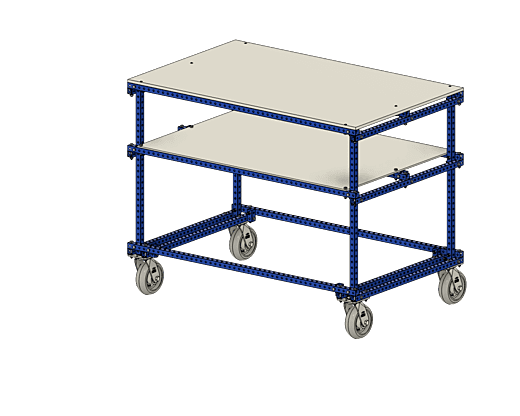 Work Table with Shelf