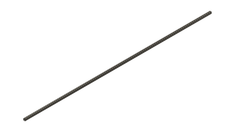 Grey Tube 108" x 1" x 1" Grey Tube 108" x 1" x 1"