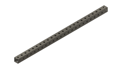 Red Tube 24" x 1" x 1"