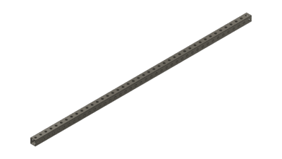 Grey Tube 42" x 1" x 1"