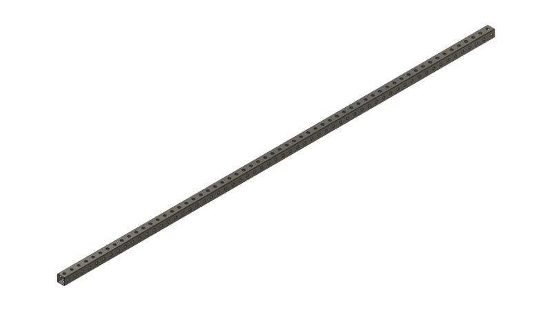 White Tube 60" x 1" x 1"