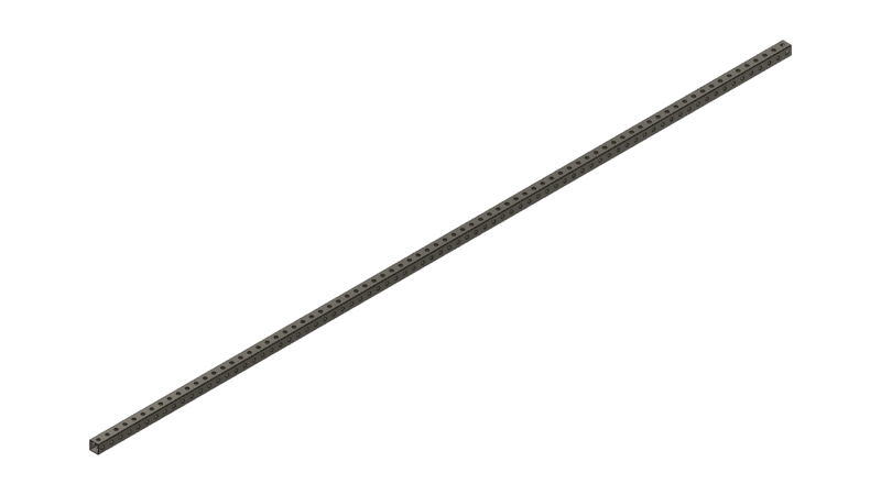 Yellow  Tube 78" x 1" x 1"