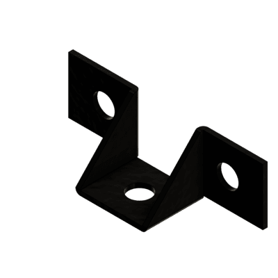 Horizontal Tube Support - Black
