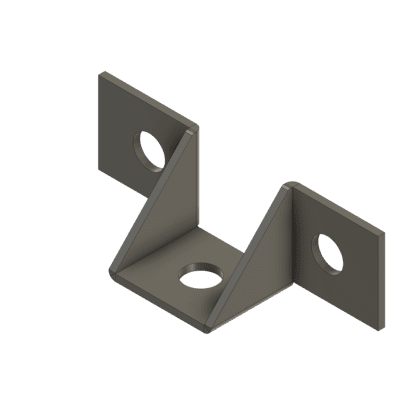 Horizontal Tube Support - Black